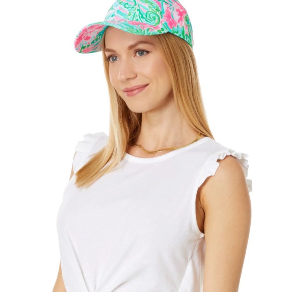 Lilly Pulitzer Braxton Tank - White Size Large L - Picture 2 of 7